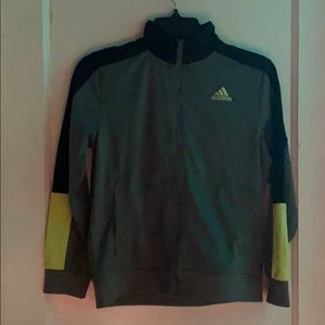 Adidas heathered tricot jacket